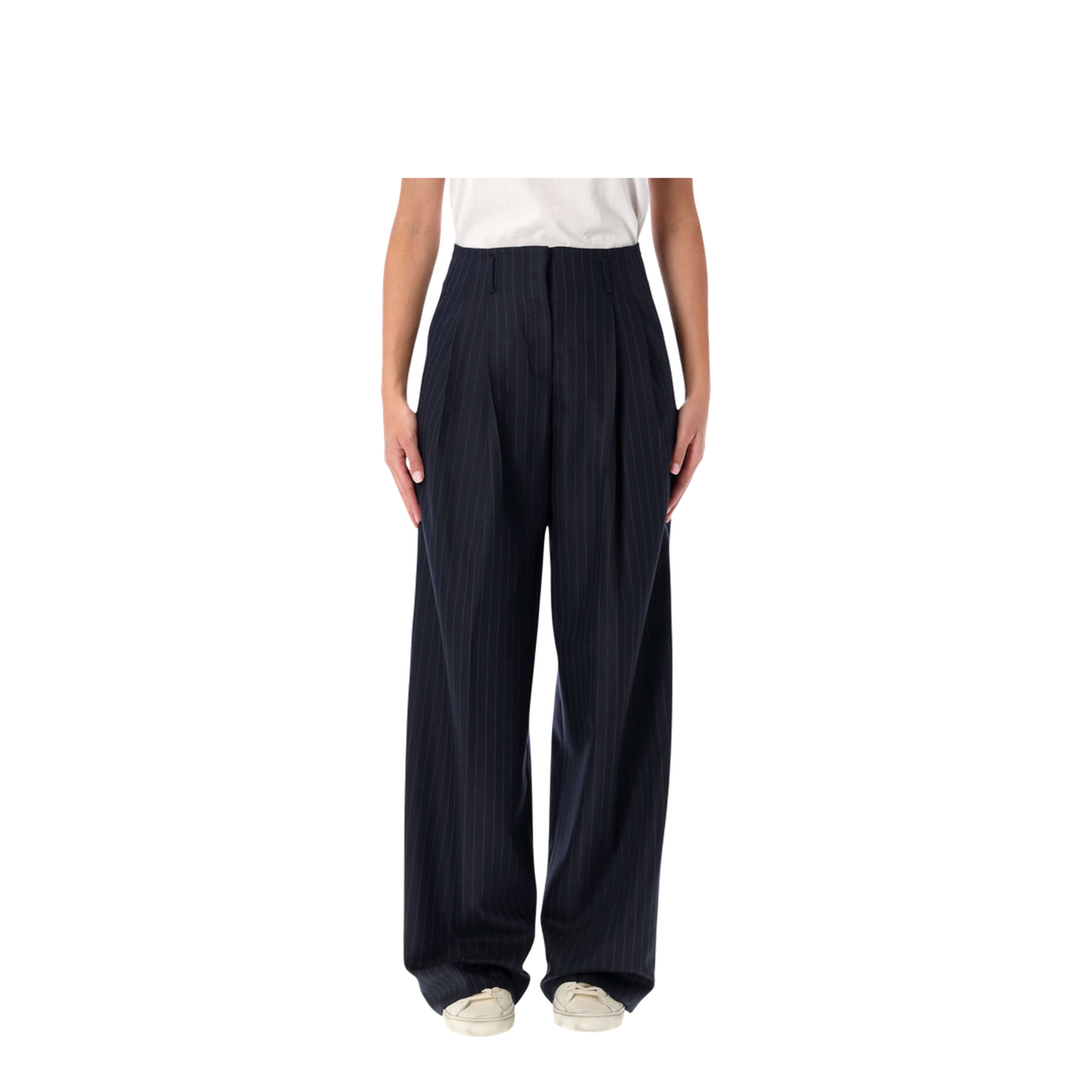 Pinstriped Trousers
