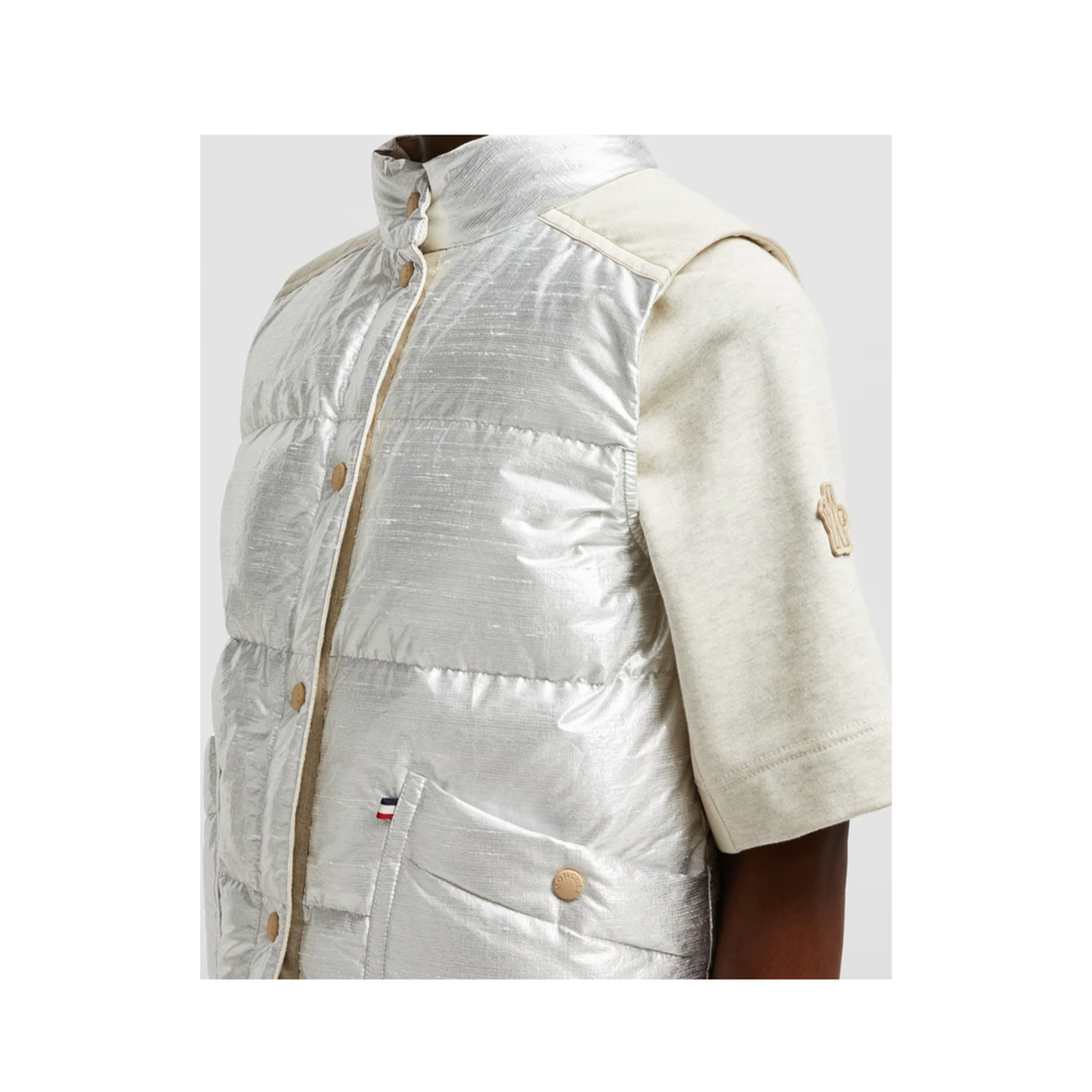 Pinchot Lamé Down Gilet