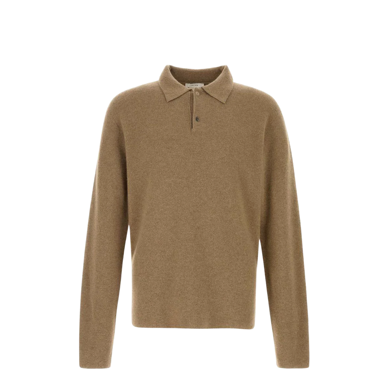 Camel Cashmere Tiger Polo Shirt