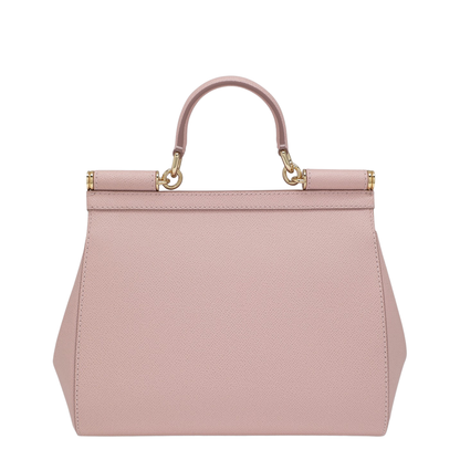 Large Sicily Top-Handle Bag in Pink