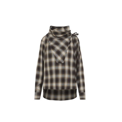 MAYFEYR - CO - Brown Multi Workwear Shirt - 2728SMTP204