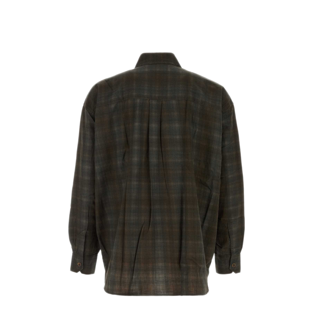 Borrowed Check Print Shirt