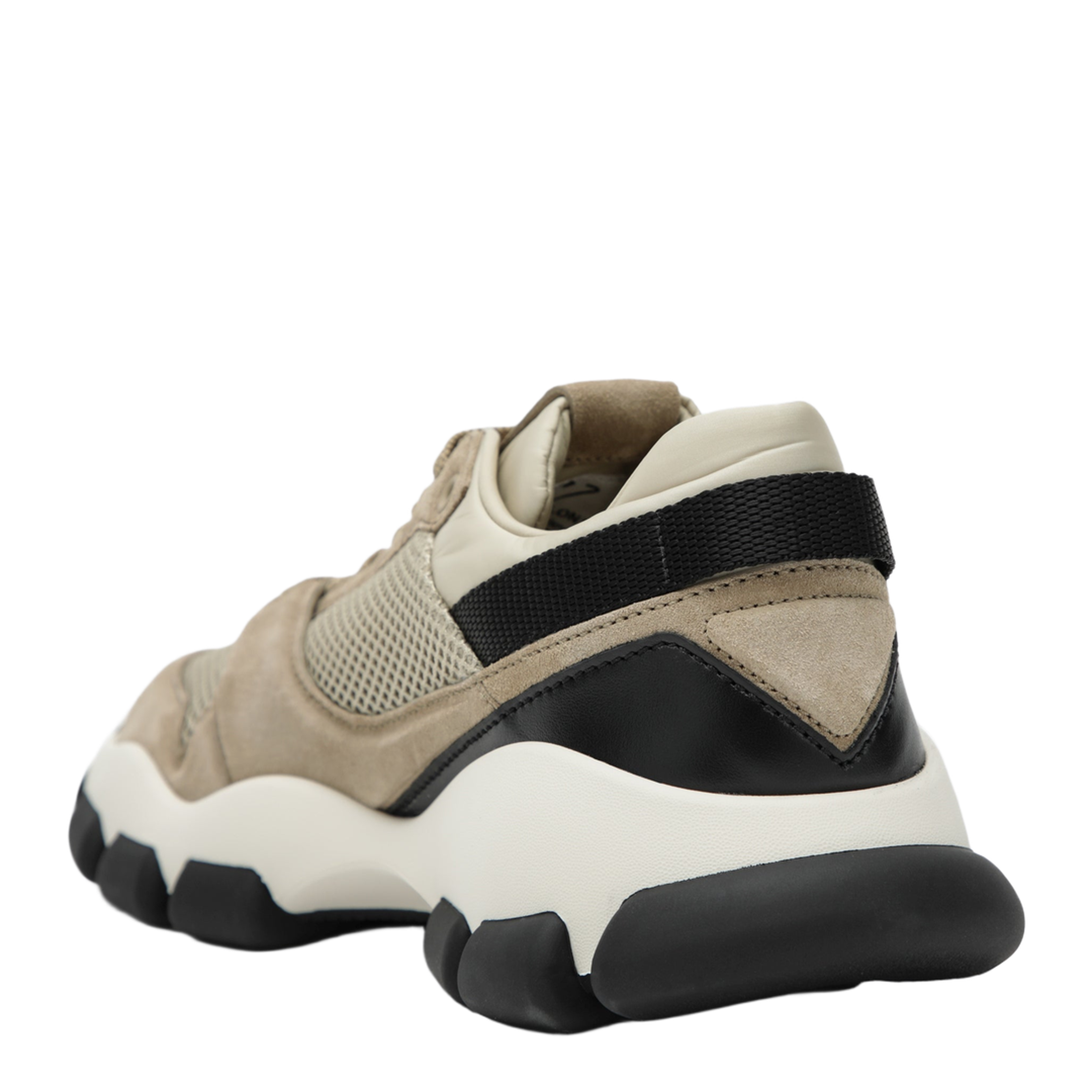 MAYFEYR - Prada - Mesh And Suede Sneakers In Desert - 1E506O0453KU1F0F24