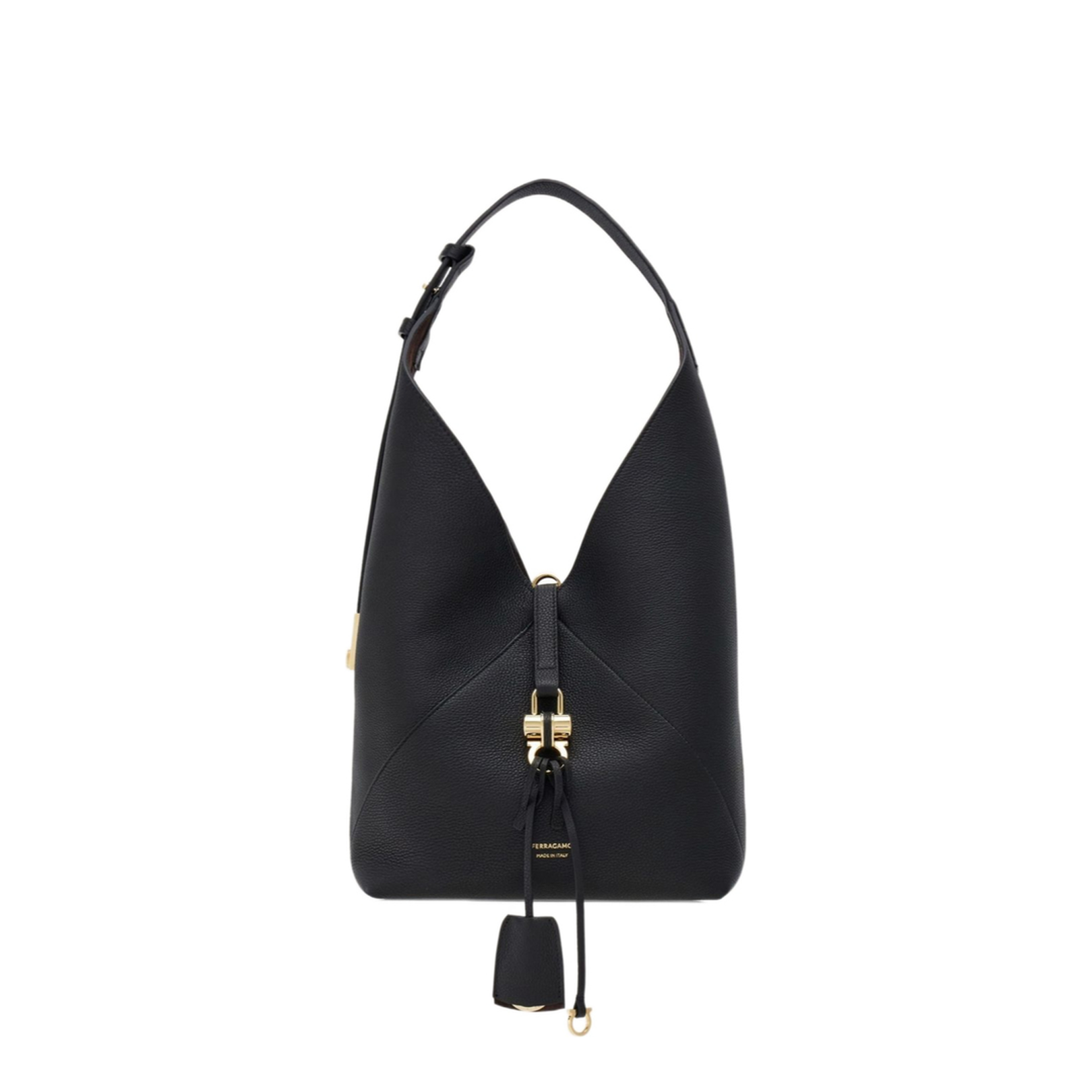 V-Shaped Hobo Bag