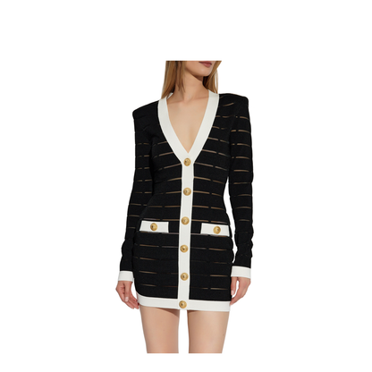 Dress with Transparent Inserts