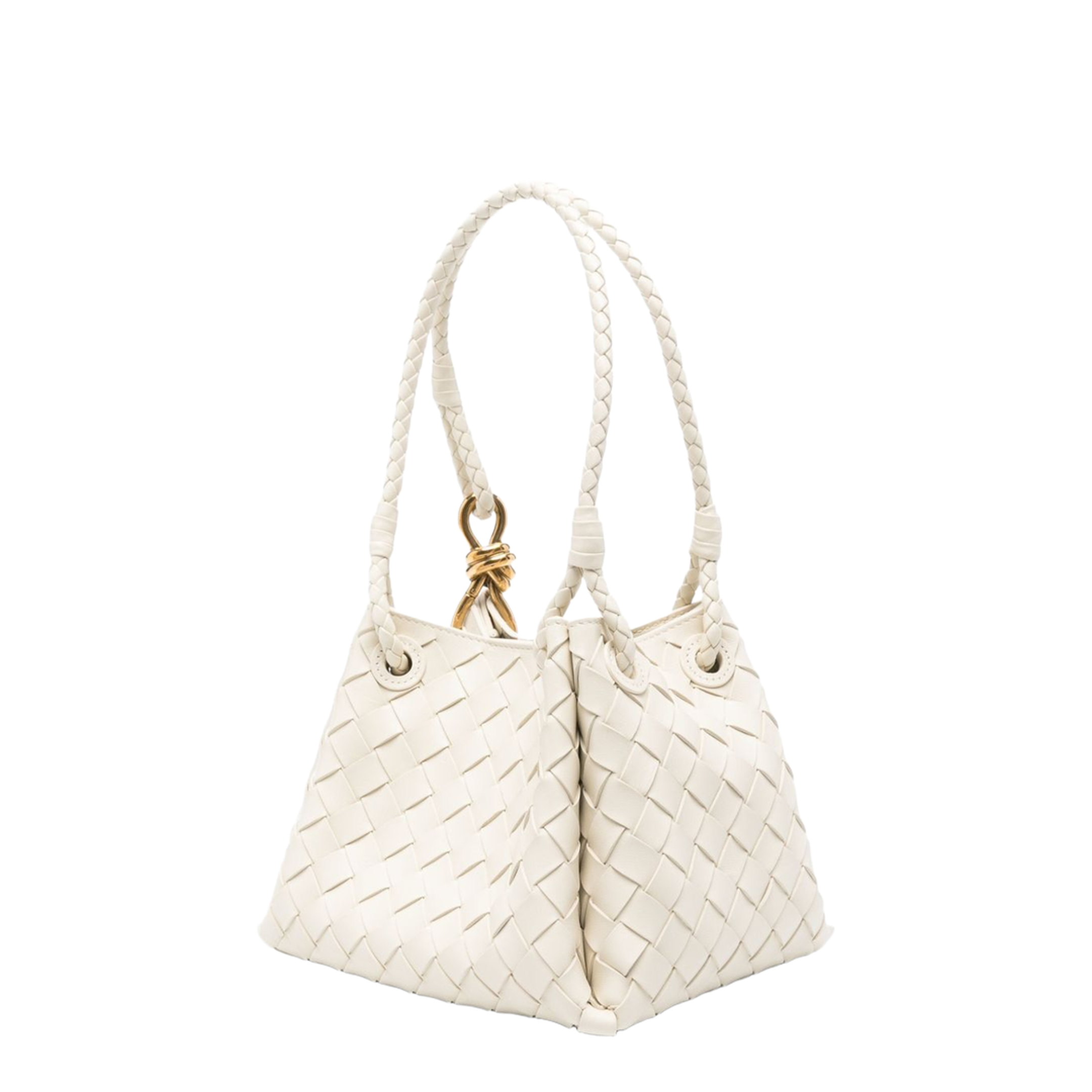 Parachute Small Leather Shoulder Bag - Sea Salt