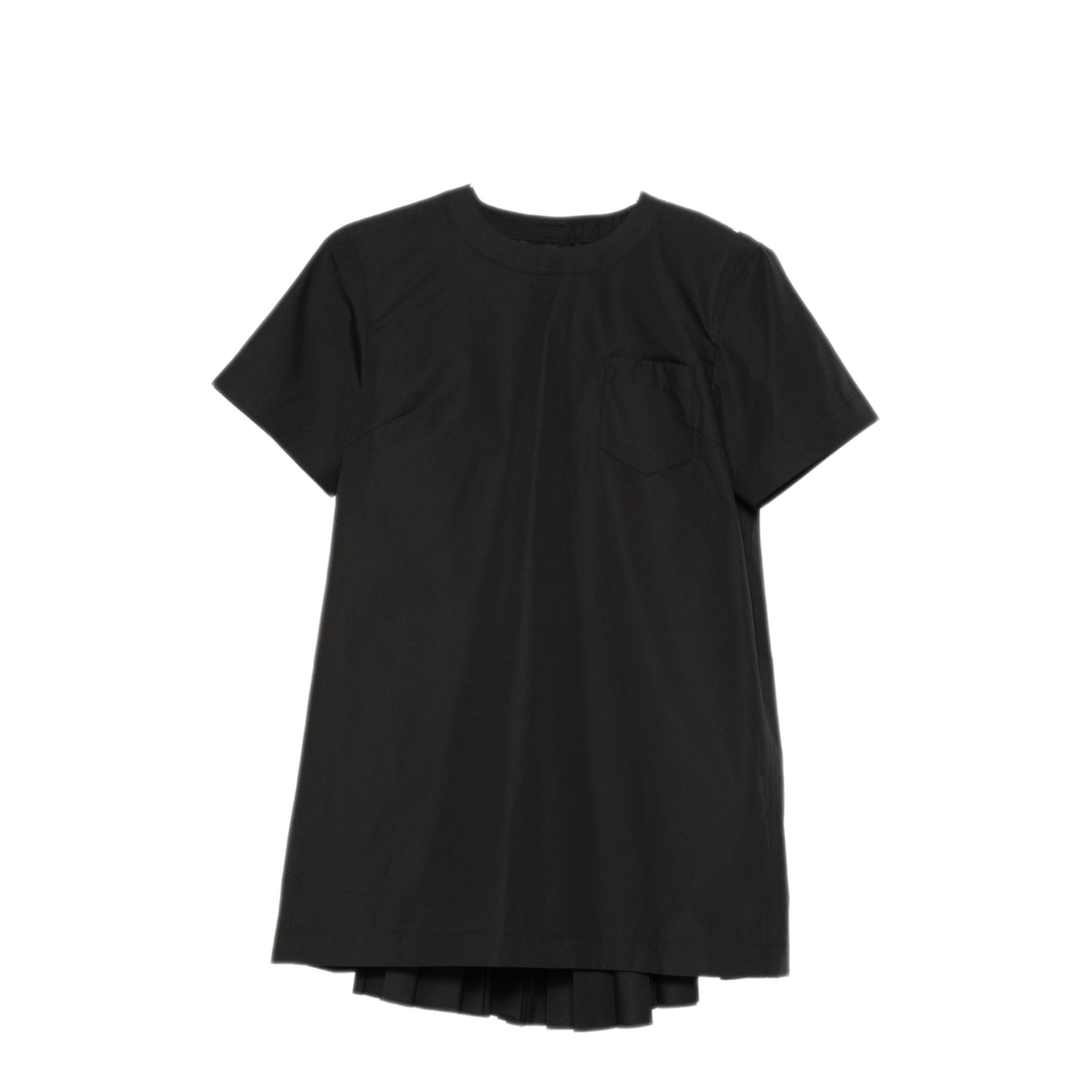 MAYFEYR - Sacai - Black Chest Pocket Short Sleeve Dress - 2608543001