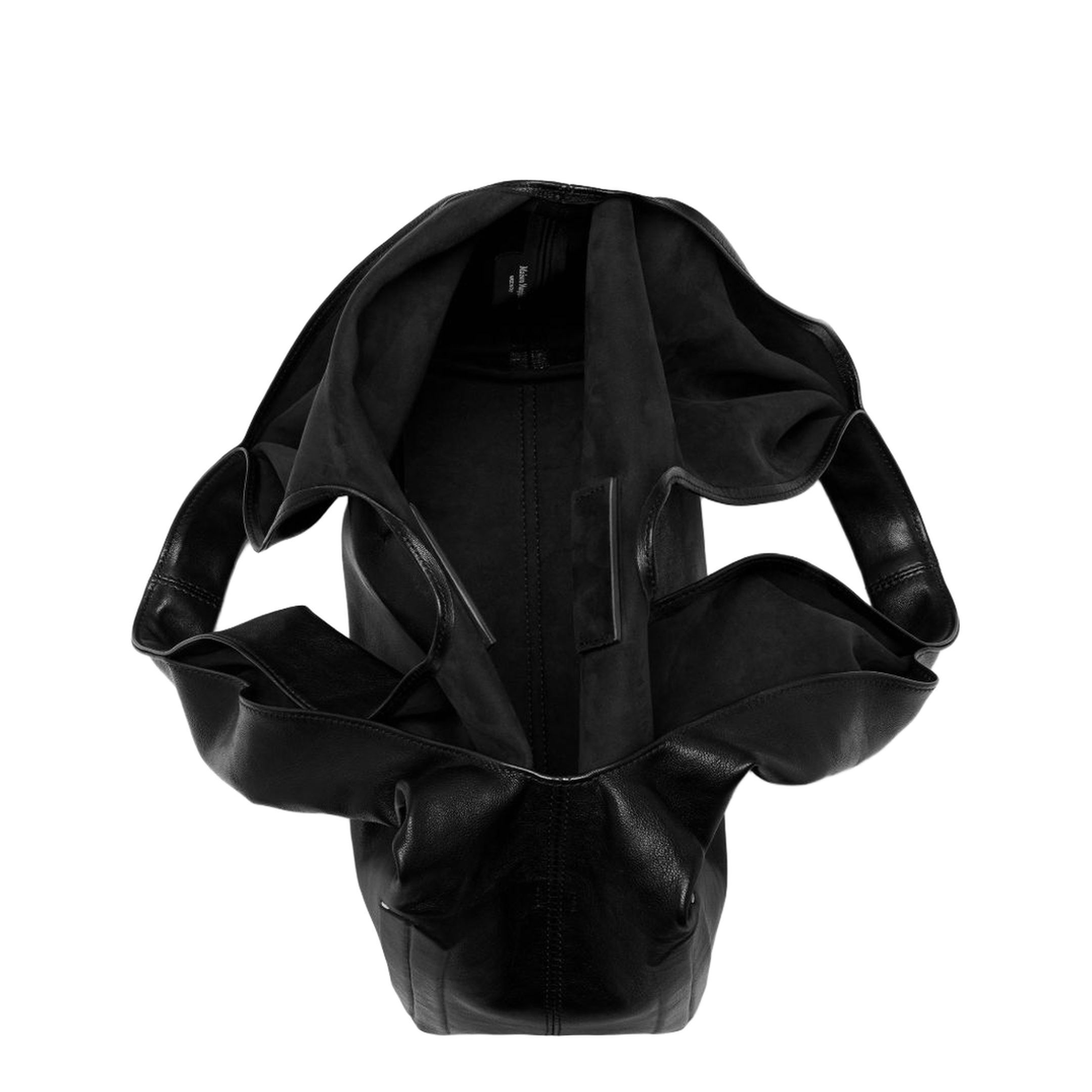 Box Bag Medium Ovine Leather Top Handle Bag - Noir