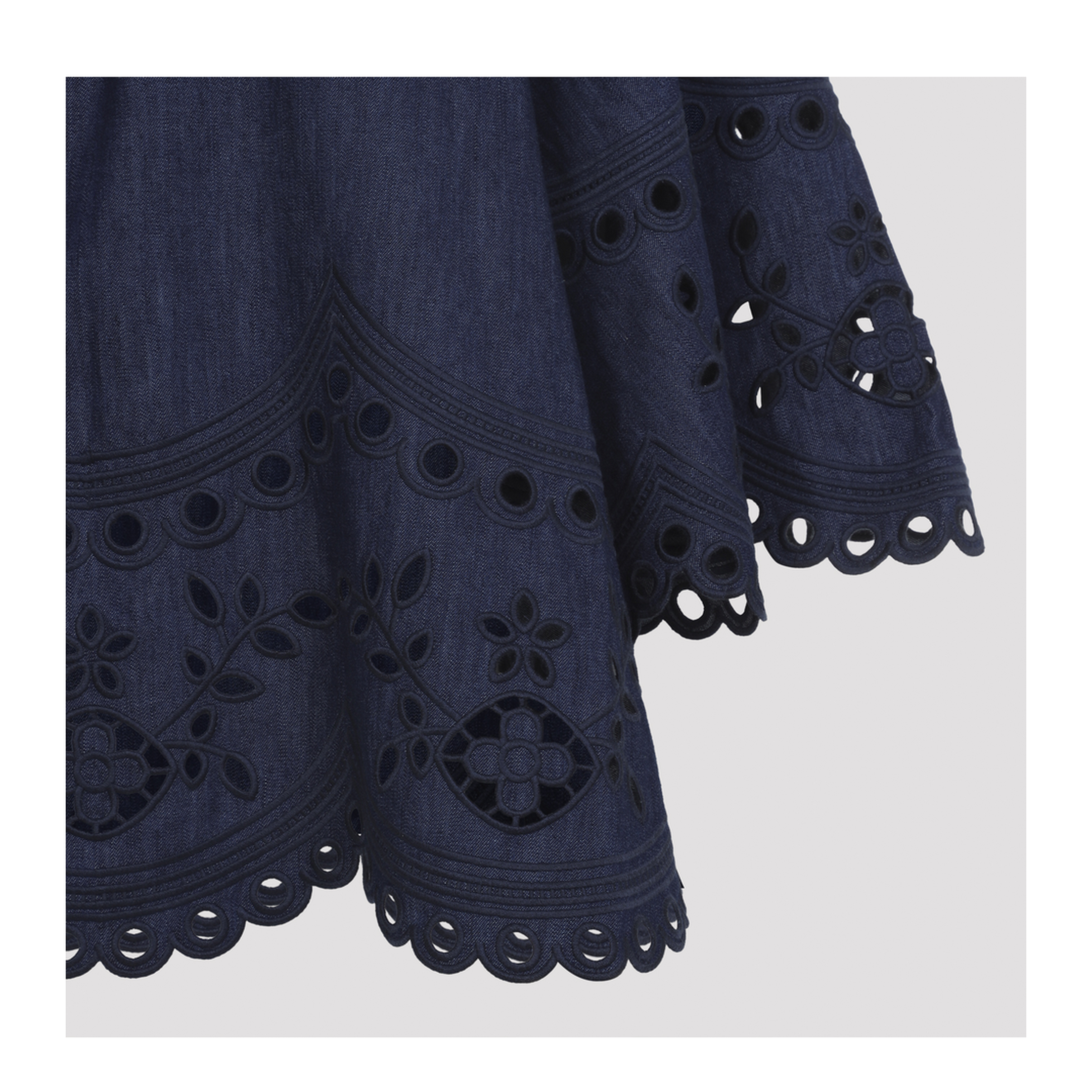 MAYFEYR - Zimmermann - Mahon Broderie Denim Top - 7282TSS263