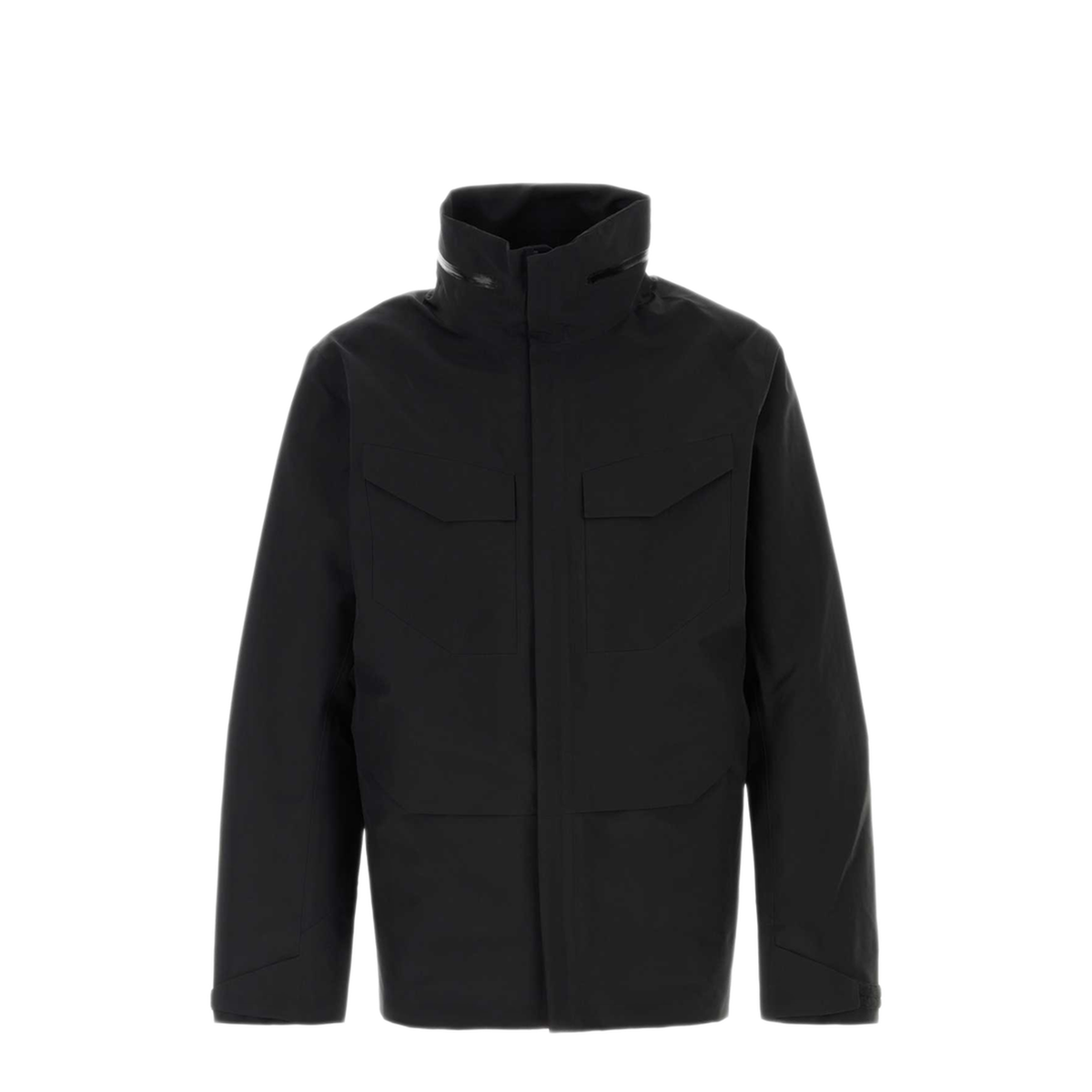 Jacket With Foldable Hood