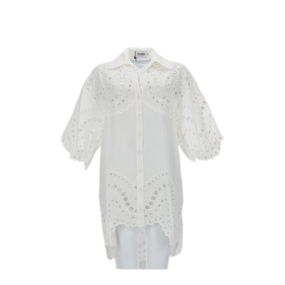 MAYFEYR - Charo Ruiz - Tao Blouse - 263201WHITESEALACE