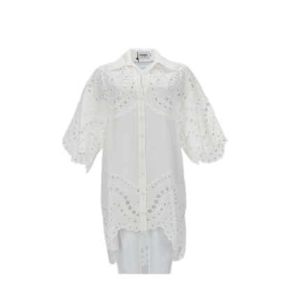 MAYFEYR - Charo Ruiz - Tao Blouse - 263201WHITESEALACE