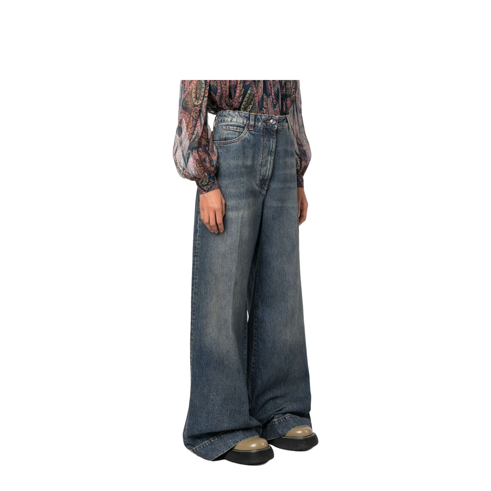 High-Rise Flared Jeans