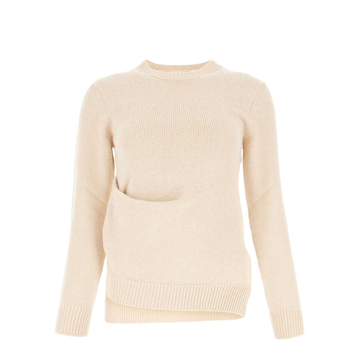 Ivory Cotton Blend Sweater