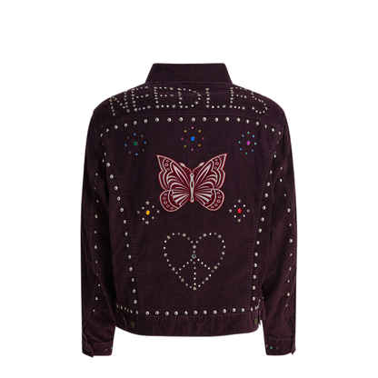 MAYFEYR - Needles - Corduroy Jacket - RW167ABURGUNDY