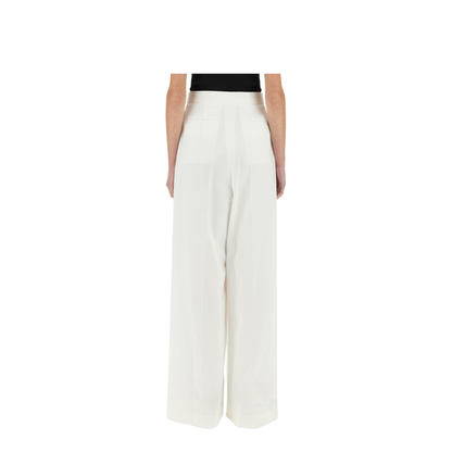 Pleated Pants - White
