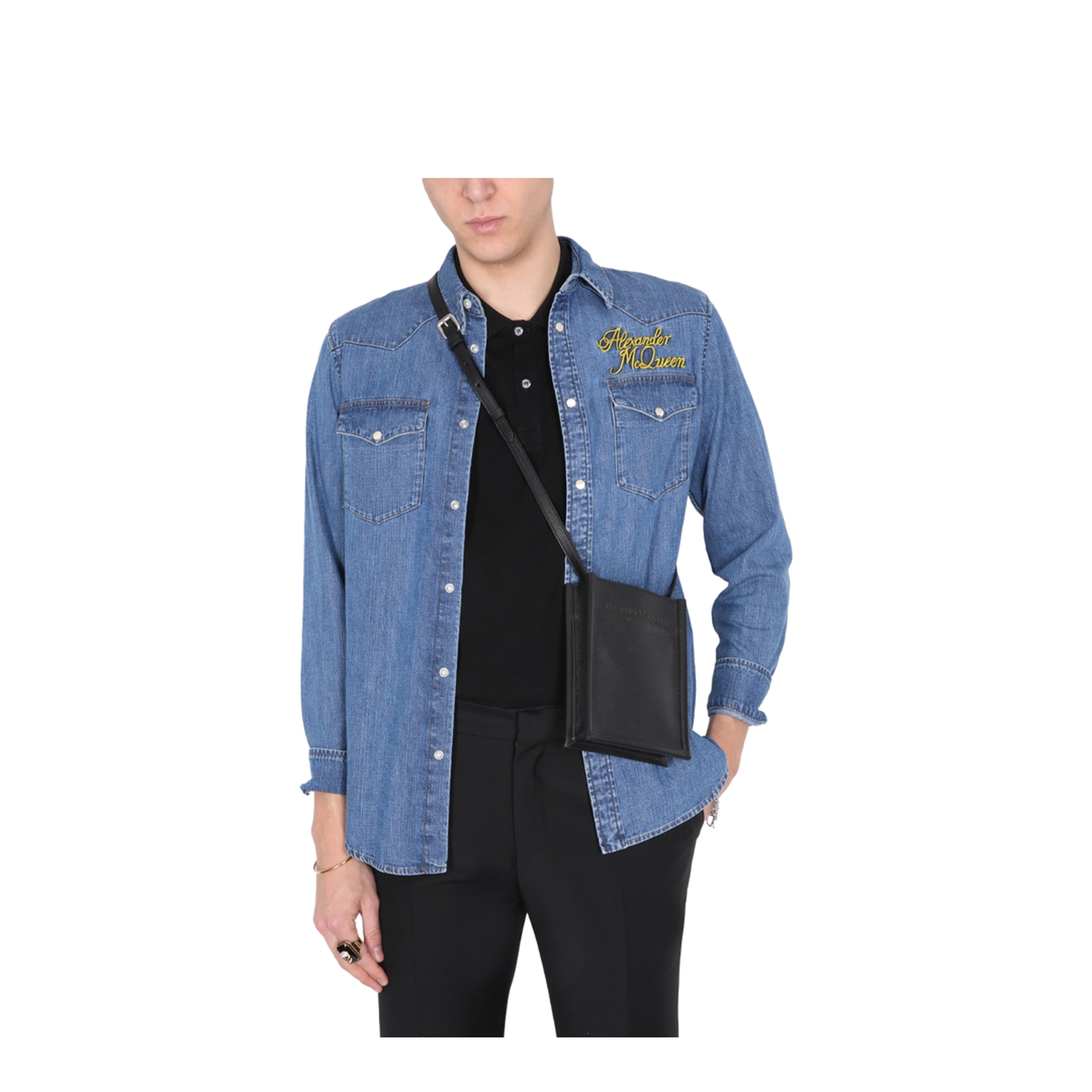 Shirt with Embroidered Logo