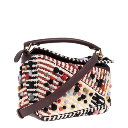 Puzzle Dotted Small Handheld Bag