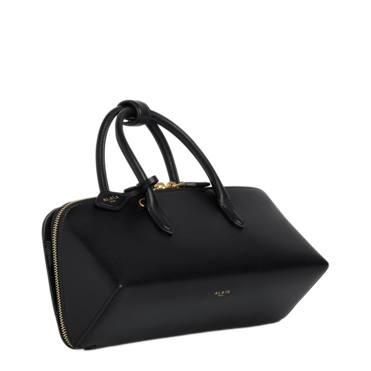 Delta Small Calfskin Handbag - Noir