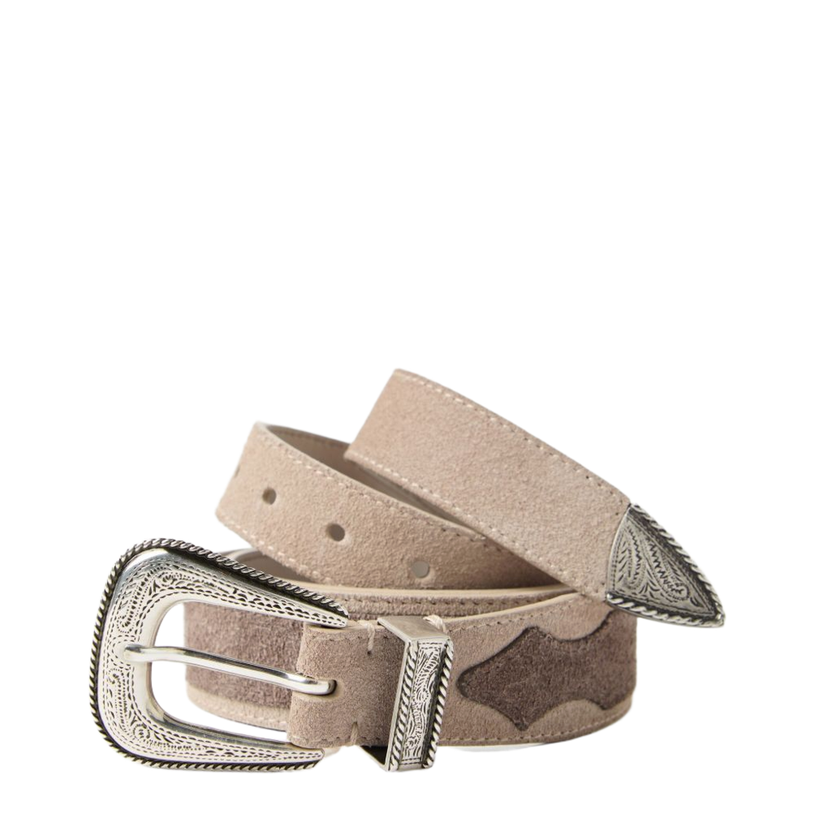 Adjustable Western-style Leather Belt