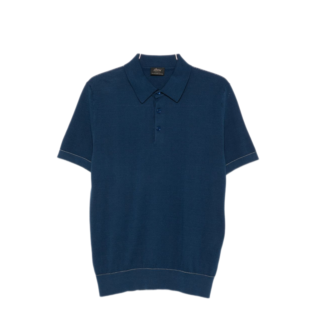 MAYFEYR - Brioni - Royal Blue Cotton Polo Shirt - UMR20OP0K154412