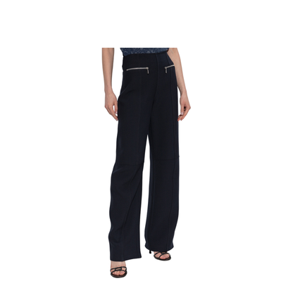 High-waisted trousers