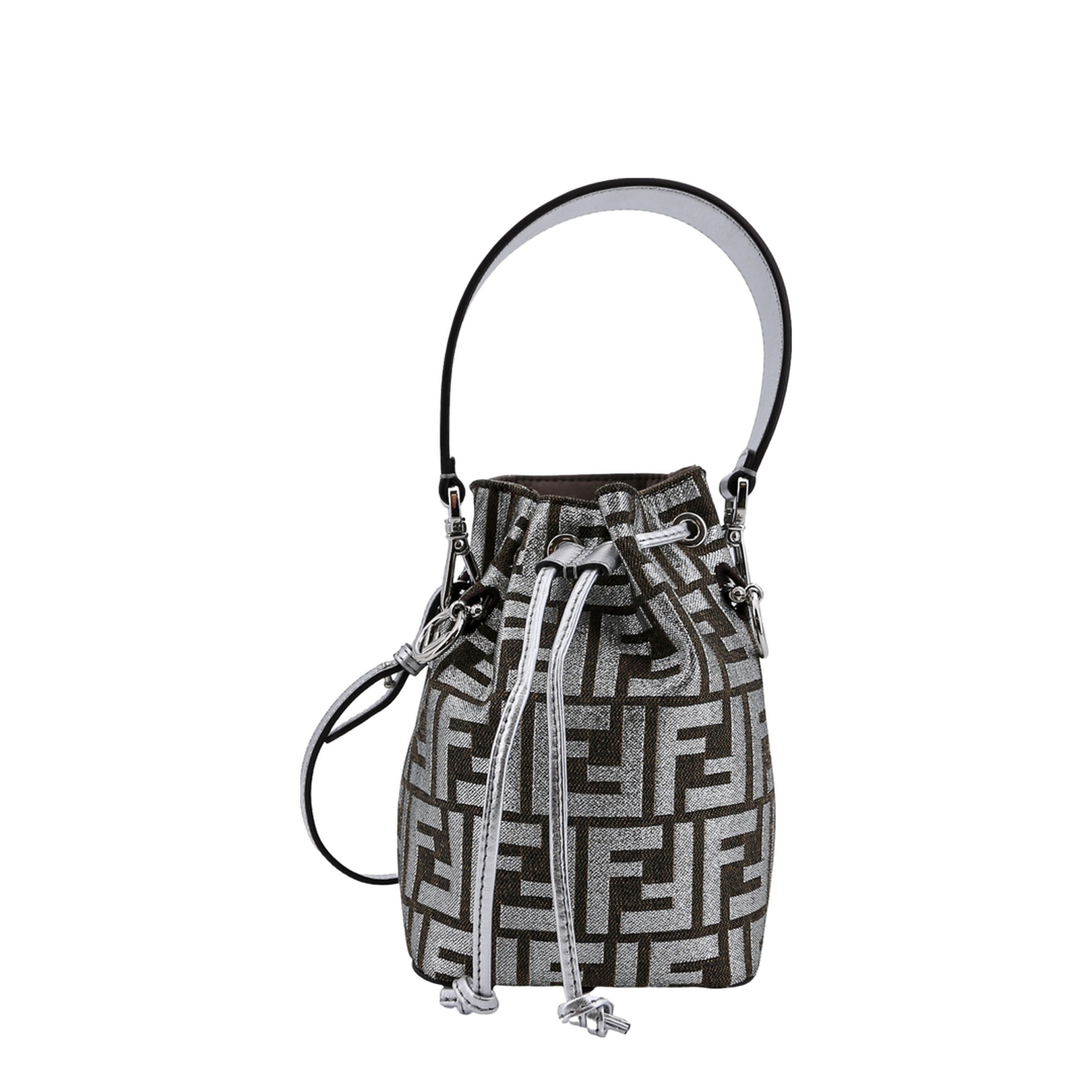 Mon Tresor Canvas Bucket Bags - Gray
