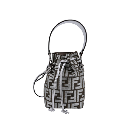 Mon Tresor Canvas Bucket Bags - Gray