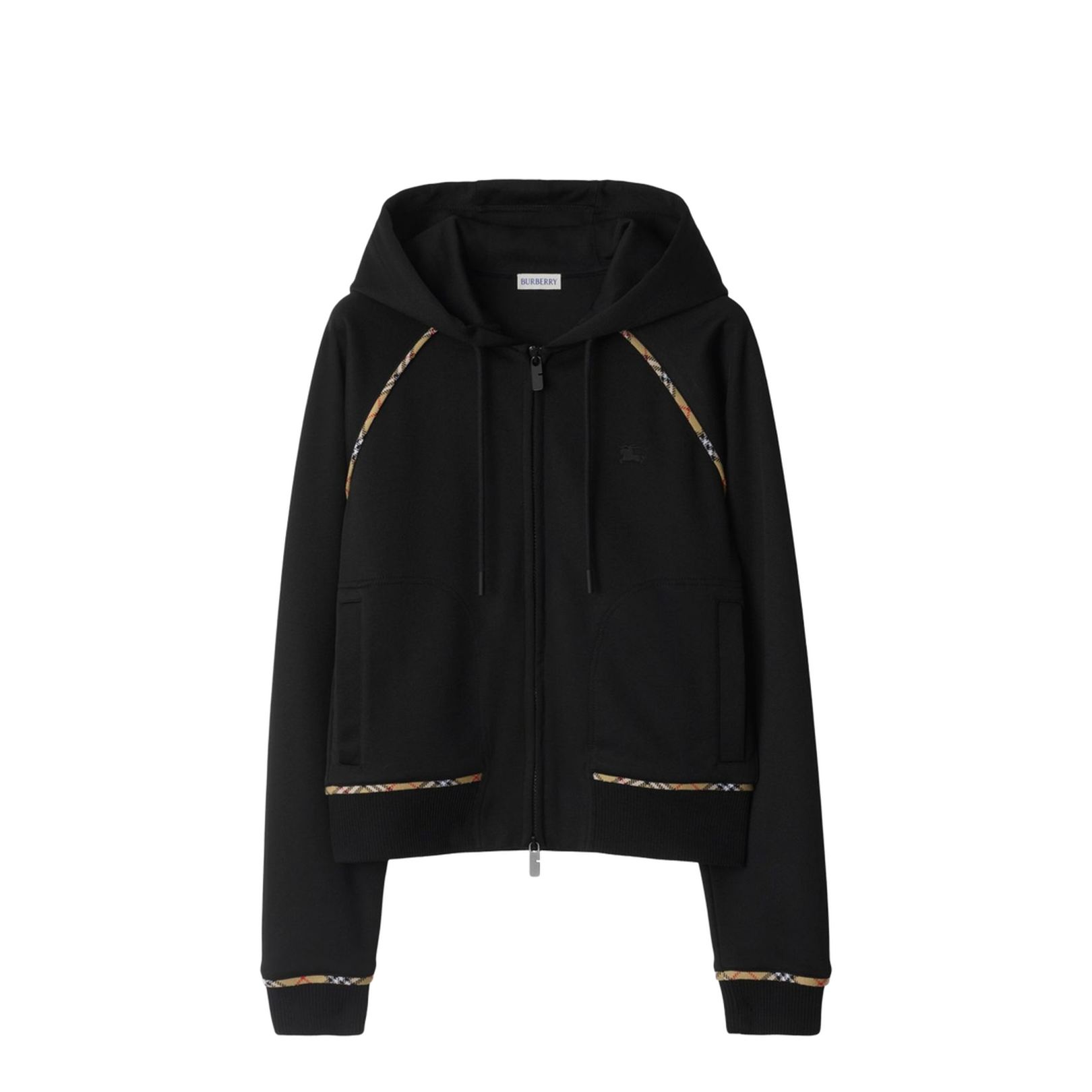 Cotton Blend Zipped Hoodie