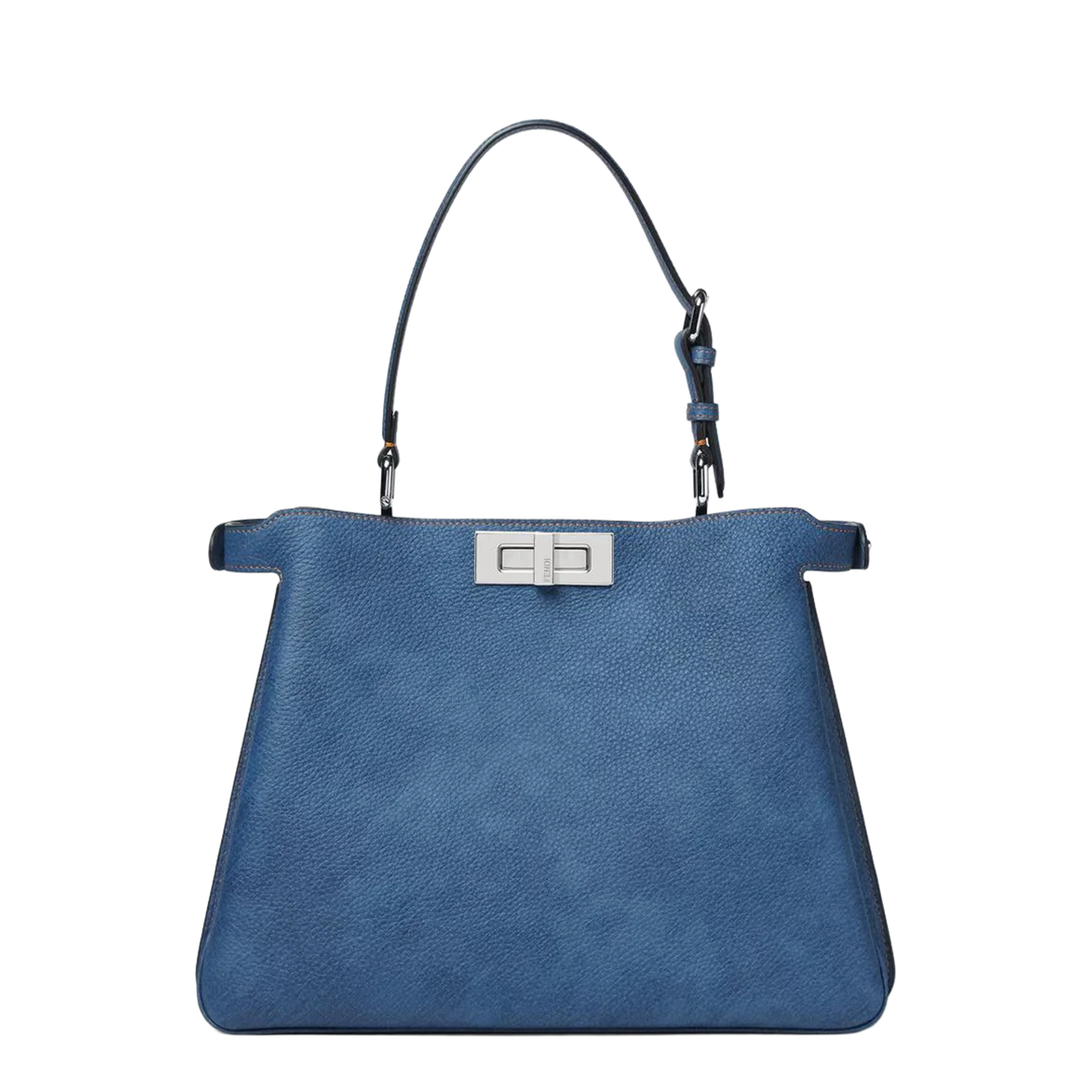 Peekaboo Medium Suede Top Handle Bags - Blue