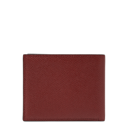 MAYFEYR - Valentino - Dark Red Vlogo Signature Bi-Fold Wallet - 9Y2P0AP3UAGAQS
