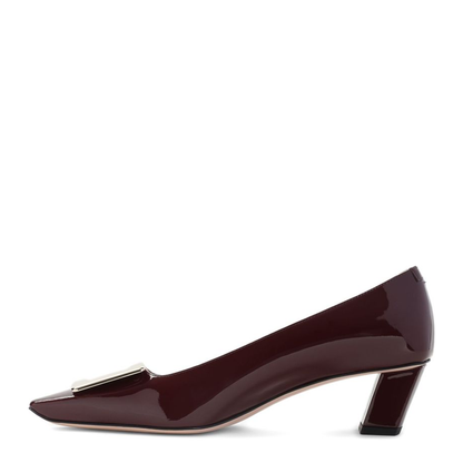 With Heel Bordeaux
