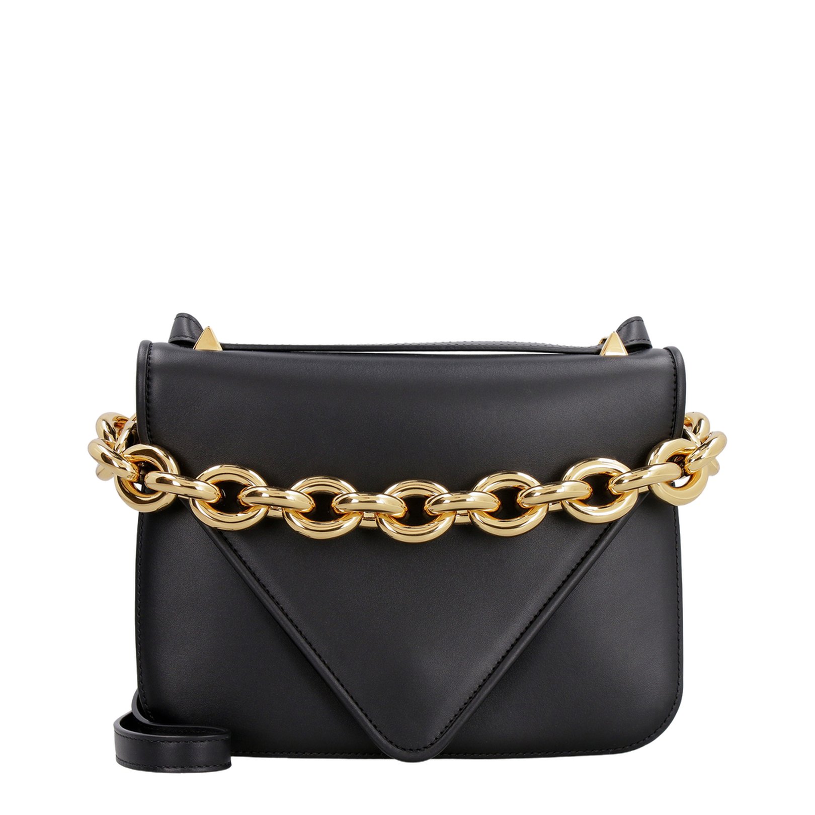 Mount Leather Shoulder Bags - Black