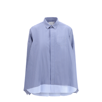 MAYFEYR - Sacai - Striped Poplin Shirt - 2608328421