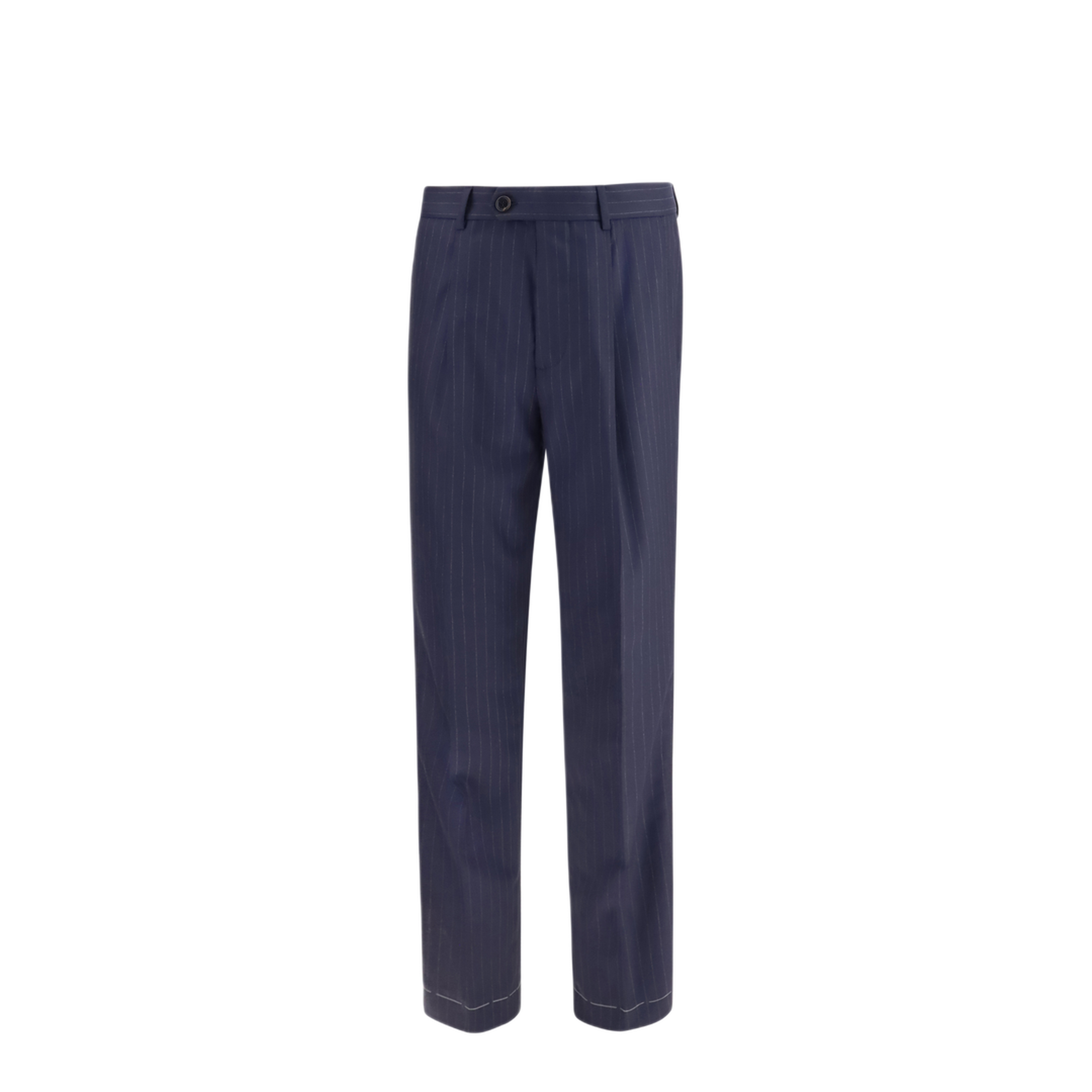 MAYFEYR - Brunello Cucinelli - Virgin Wool Batavia Pinstriped Pants - MN474L00HC003