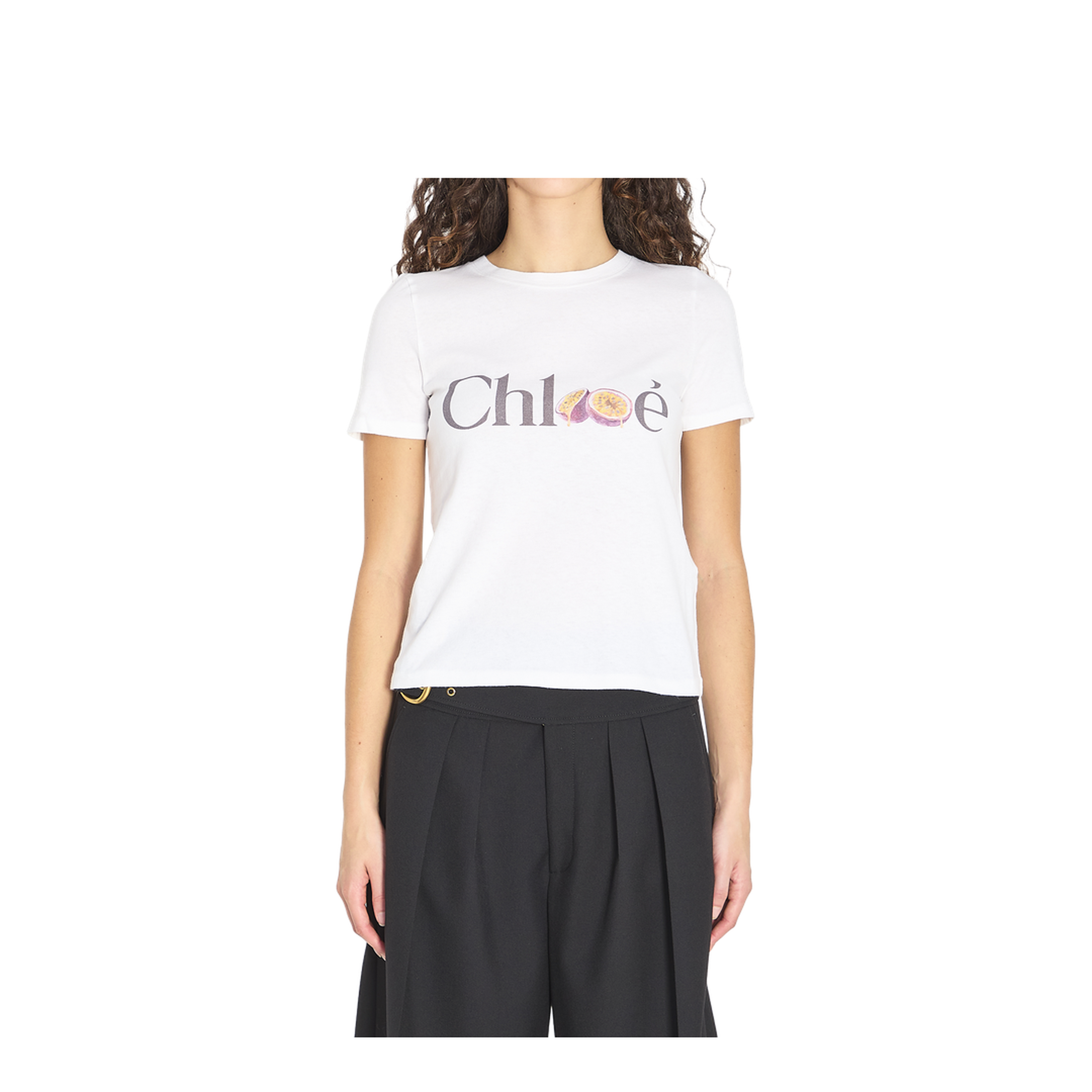 Baby Fit Logo T-Shirt in Cotton Jersey White