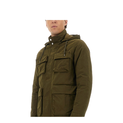 Waxed Cotton Short Parka