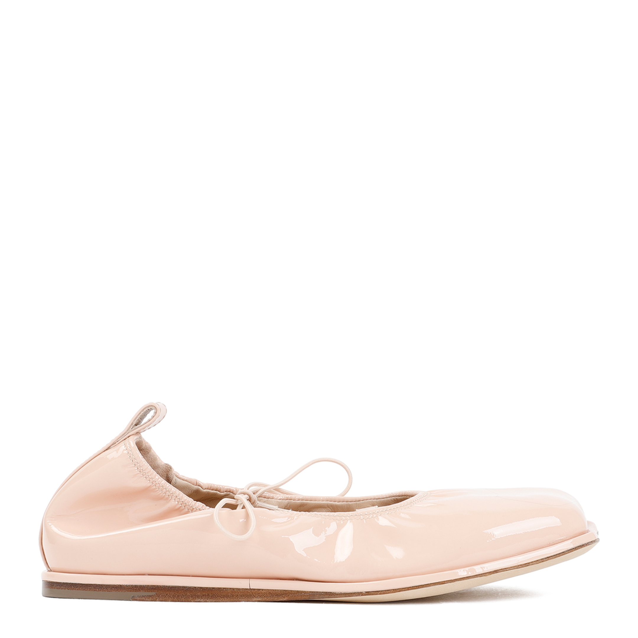 MAYFEYR - Simone Rocha - Heart Toe Lace-Up Ballerina - RMP150782POWDER