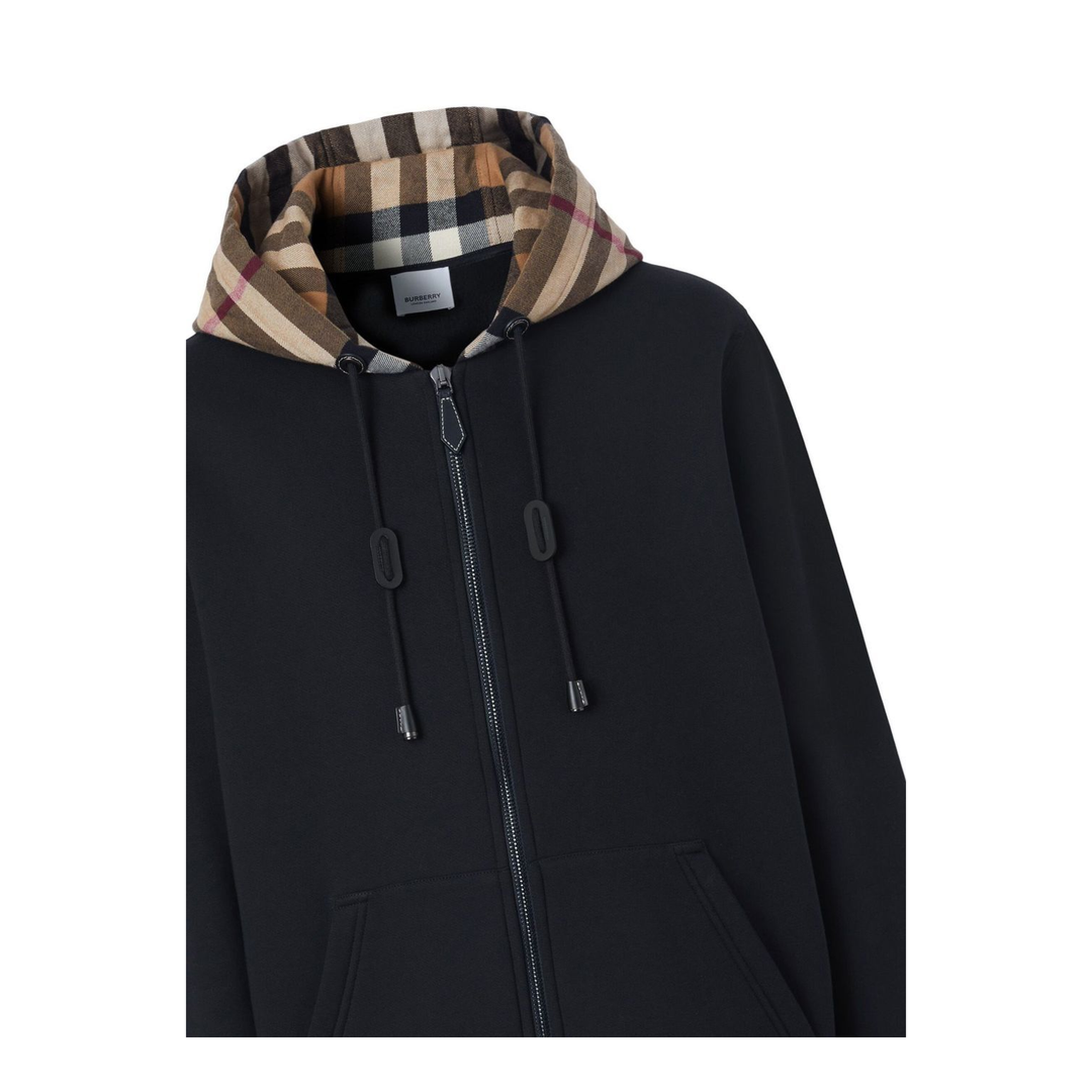MAYFEYR - Burberry - Checked Cotton Hoodie - 8060705A1189