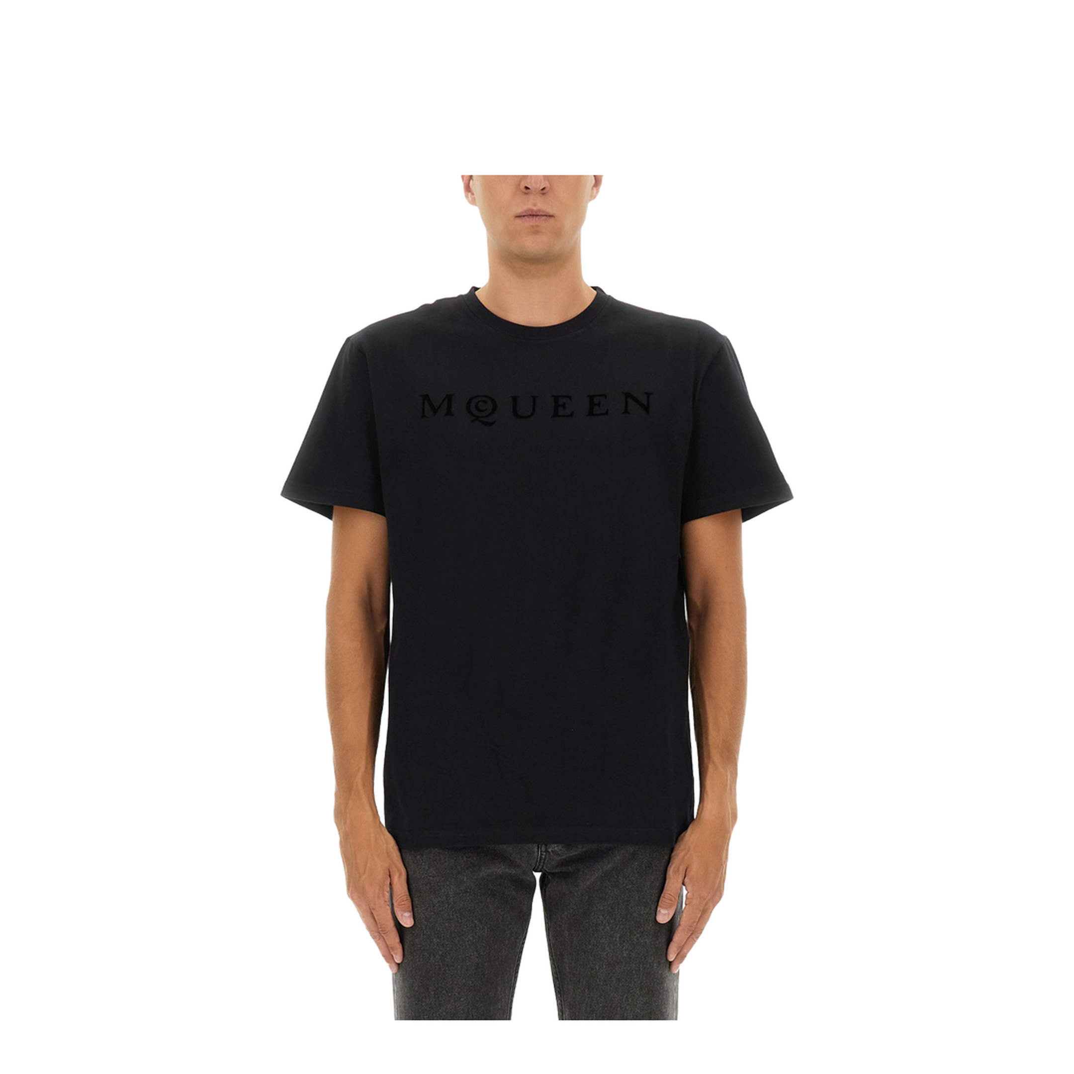 MAYFEYR - Alexander Mcqueen - T-Shirt With Logo - 847750QTAD50548