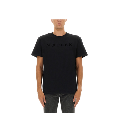 MAYFEYR - Alexander Mcqueen - T-Shirt With Logo - 847750QTAD50548