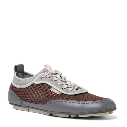 Fit Mesh And Leather Sneakers
