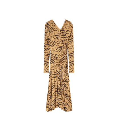 Long Dress with Zebra Print