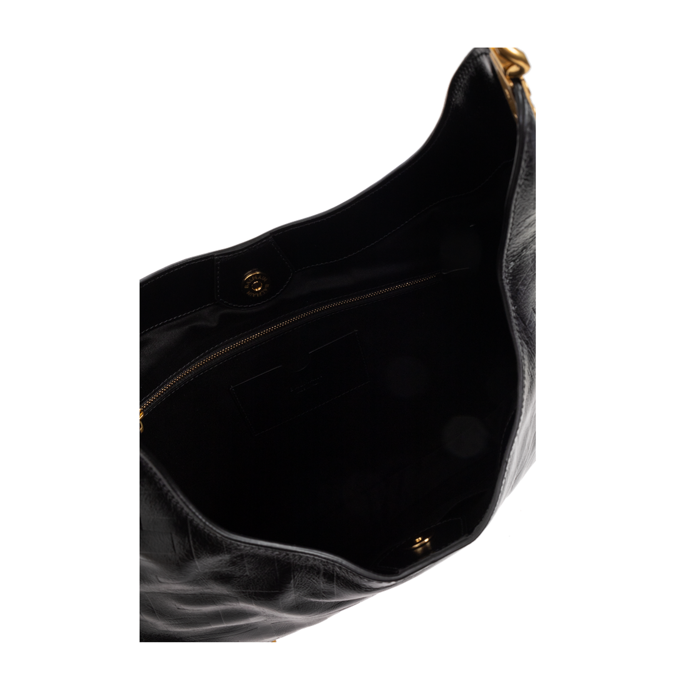 1945 Soft Hobo Crinkled Leather Tote Bag with Monogram