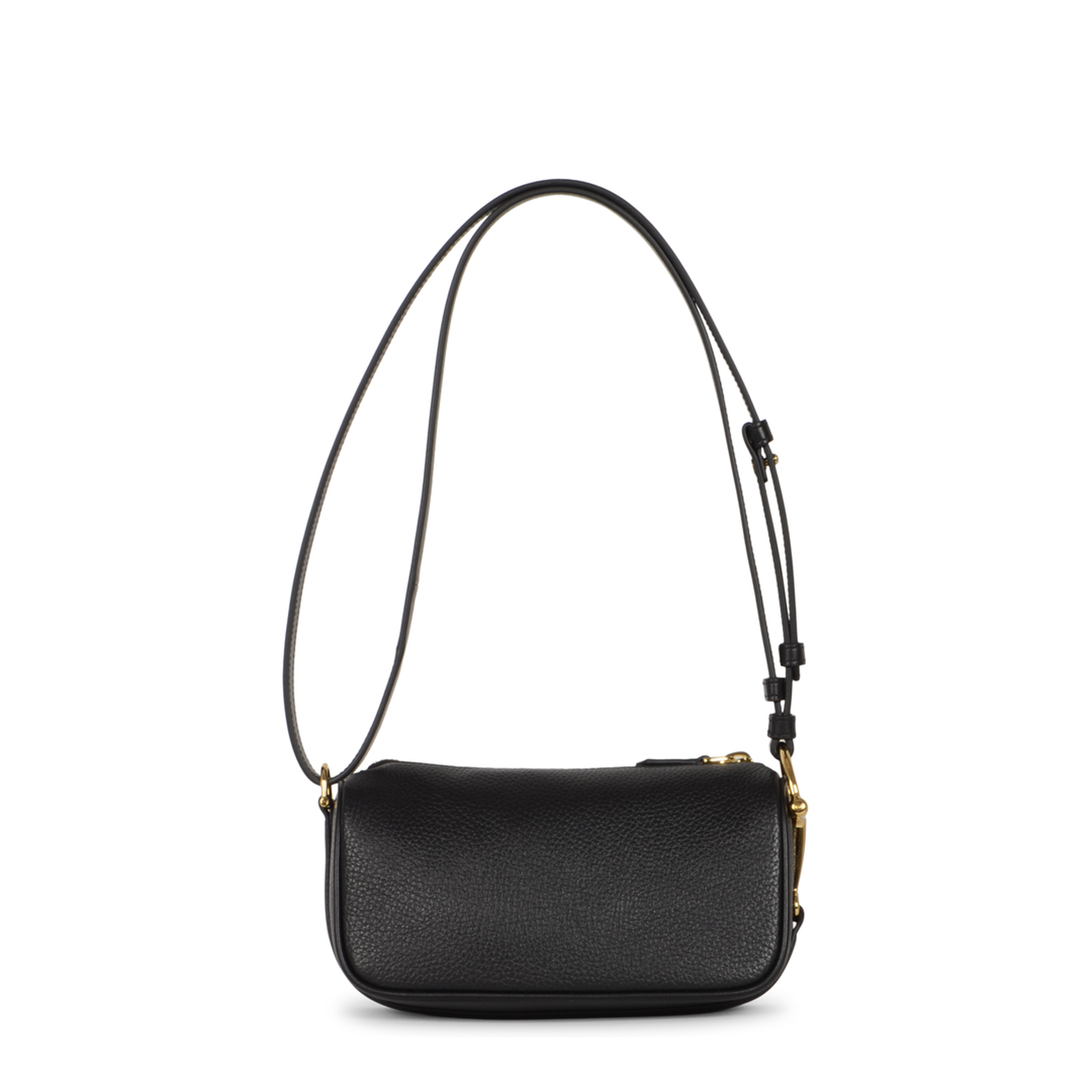 Half Horsebit Mini Bag in Black Leather