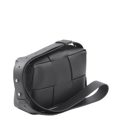 Arco Small Leather Camera Bags - Black