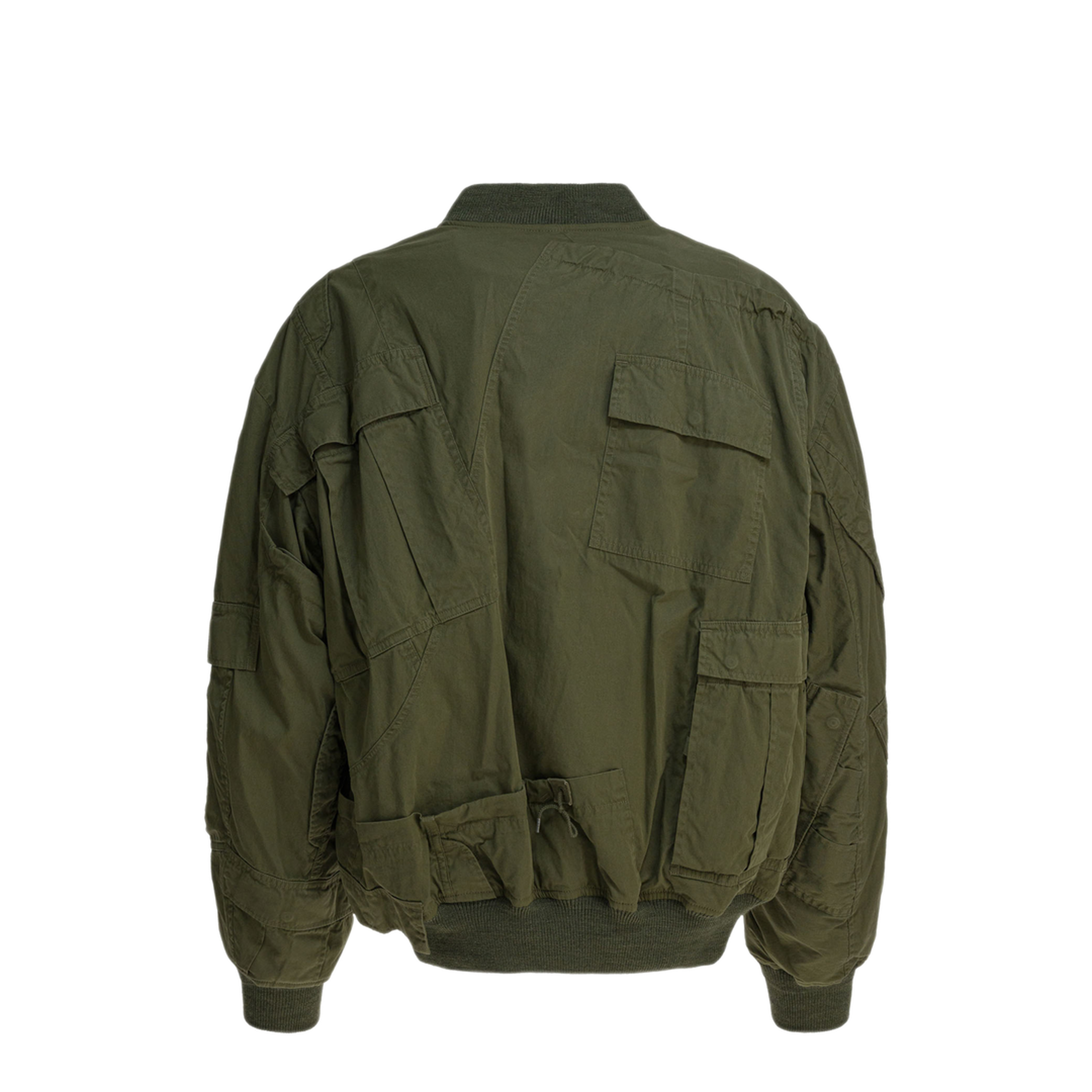 MAYFEYR -  - Cotton And Nylon Bomber Jacket - WPJ902W251KHAKI