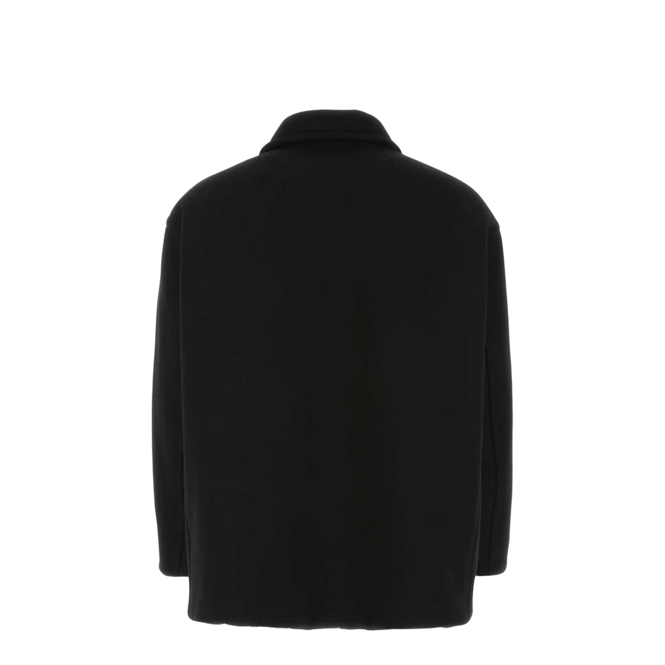 Wool Blend Coat Black