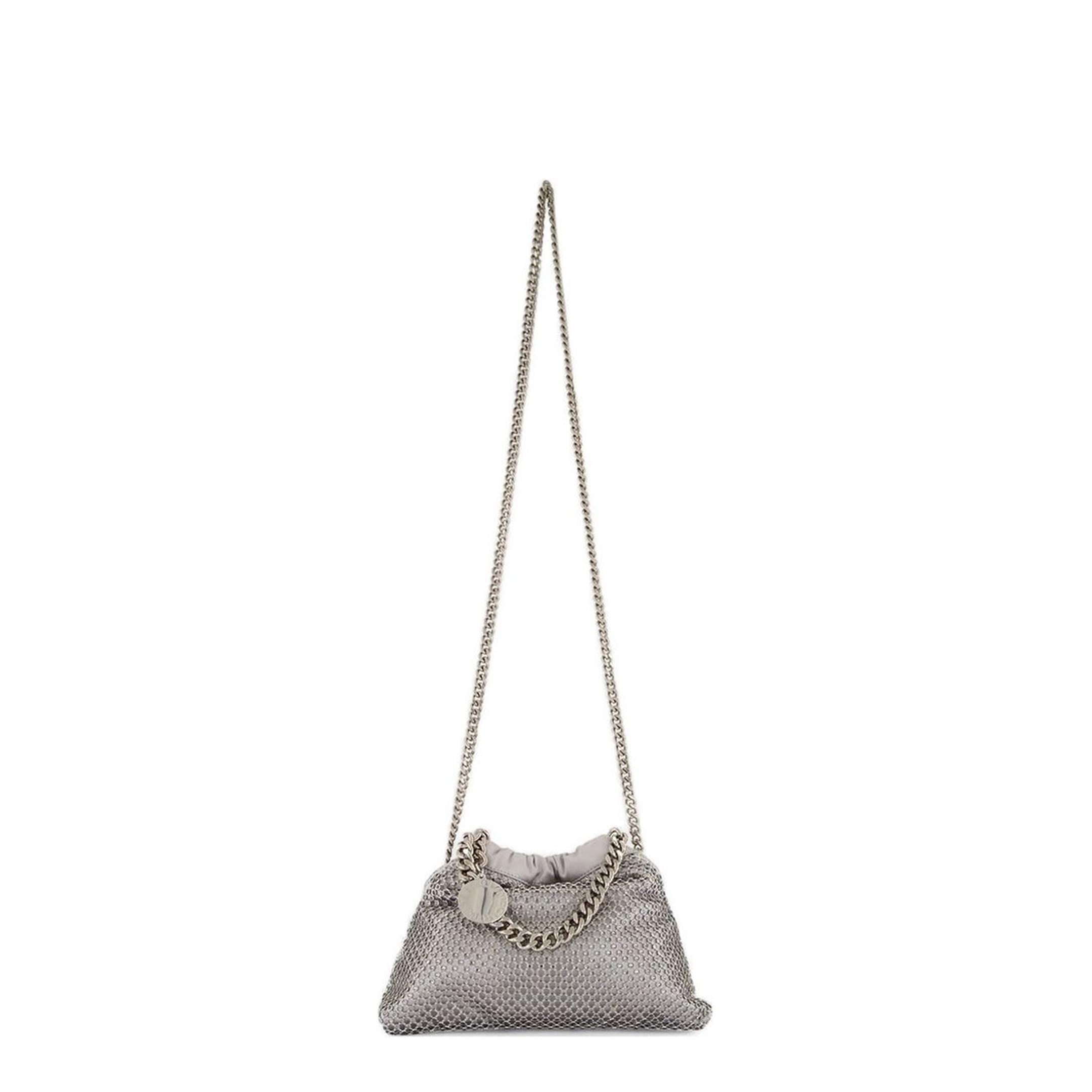 Black Falabella Mini Drawstring Bag with Drawstring Closure