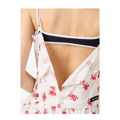 MAYFEYR - Miu Miu - Flame Poplin Dress - MF5910SOOO17O3F0970